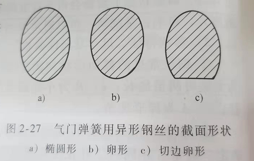 气门弹簧横截面